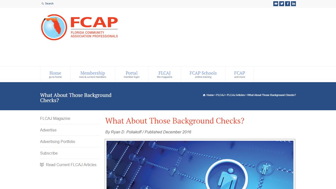 What About Those Background Checks? - FCAP